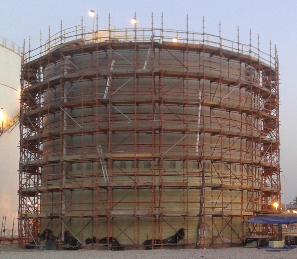 tank scaffolding
